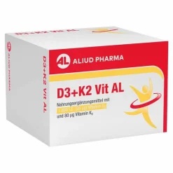 D3 + K2 Vit AL 1000 I.E. / 80 µg Kapseln, 90 St^Aliud Pharma Discount