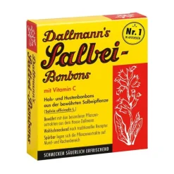 Dallmanns Salbeibonbons mit Vitamin C, 20 St- Bonbons