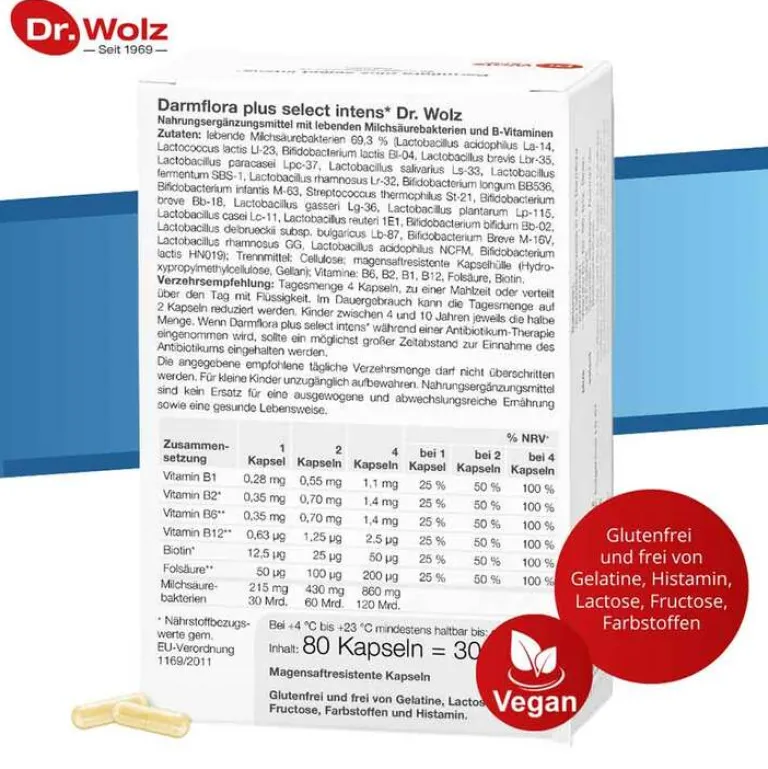 Darmflora plus select intens Kapseln, 80 St^Dr. Wolz Outlet