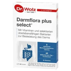 Dr. Wolz Darmflora plus select Kapseln, 20 St- Bakterienkulturen