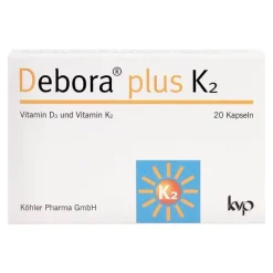 Köhler Vitamin K-Debora plus K2 Kapseln, 20 St
