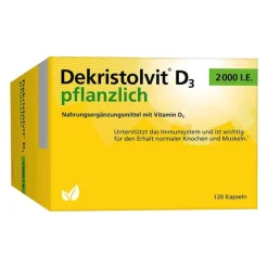D3 2000 I.E. pflanzlich Kapseln, 120 St^Dekristolvit New