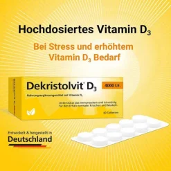 Dekristolvit Vitamin D (Colecalciferol)-D3 4.000 I.E. Tabletten, 60 St