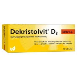 D3 5.600 I.E. Tabletten, 30 St^Dekristolvit Hot