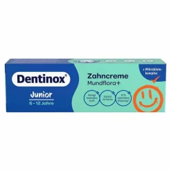 Dentinox Zahnpasta & Zahncreme|Für Kinder-Zahncreme Mundflora Junior, 75 ml