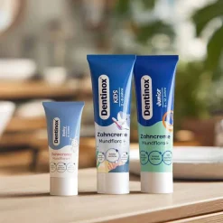 Dentinox Zahnpasta & Zahncreme|Für Kinder-Zahncreme Mundflora Junior, 75 ml