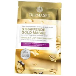 Dermasel Gesichtsmasken Für Ein Gepflegtes Hautbild-Exklusiv Totes Meer Maske Goldrausch, 12 ml