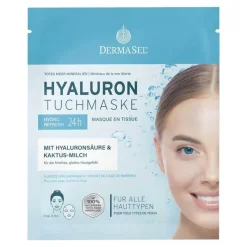 Dermasel Hyaluron Tuchmaske, 1 St- Gesichtsmasken Für Ein Gepflegtes Hautbild
