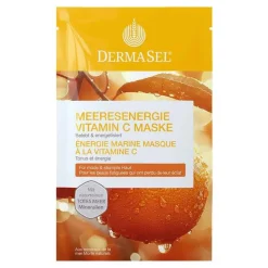 Dermasel Maske Meeresenergie Vitamin C, 12 ml- Gesichtsmasken Für Ein Gepflegtes Hautbild