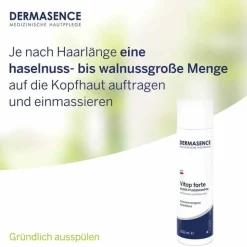 Dermasence Shampoos-Vitop forte mildes Pflegeshampoo, 200 ml