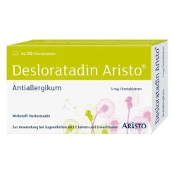 Desloratadin ® Antiallergikum 5 mg Filmtabletten, 50 St^Aristo New