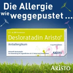 Desloratadin ® Antiallergikum 5 mg Filmtabletten, 50 St^Aristo New