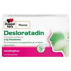 Desloratadin 5 mg Filmtabletten, 100 St^DoppelherzPharma Online