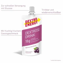 Dextrose Drink blackcurrant, 50 ml^Dextro Energy Online