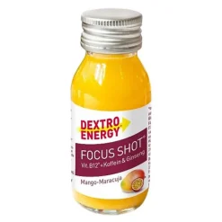 Dextro Energy Hirnleistung & Nerven-Focus SHOT Mango-Maracuja, 60 ml