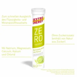 Zero Calories lime Brausetabletten, 20 St^Dextro Energy Outlet