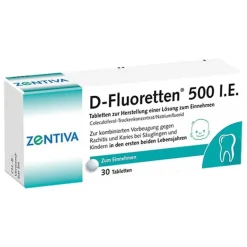 D- 500 Tabletten, 30 St^Fluoretten Online