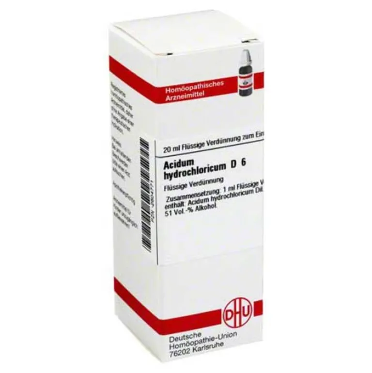 DHU A-Acidum hydrochloricum D 6 Dilution, 20 ml