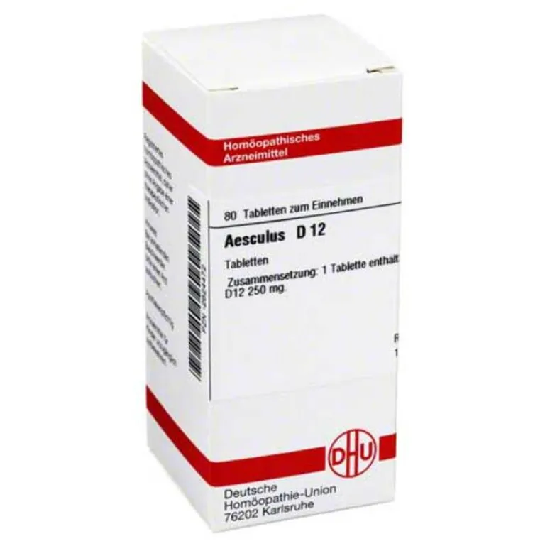 Aesculus D 12 Tabletten, 80 St^DHU