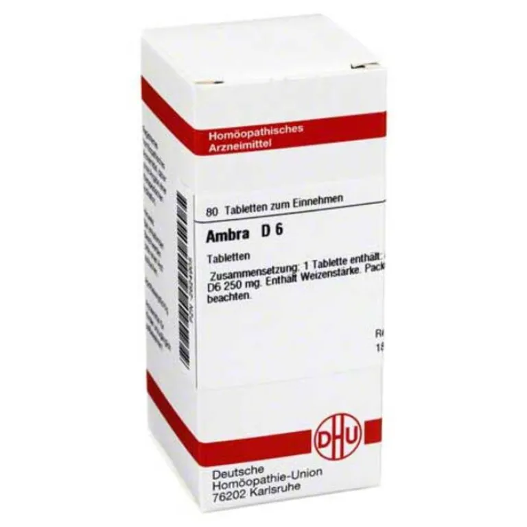 DHU Ambra D 6 Tabletten, 80 St- A