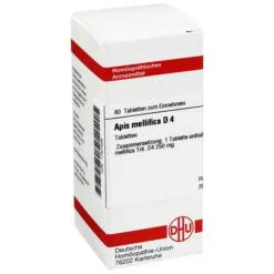 Apis mellifica D 4 Tabletten, 80 St^DHU Hot