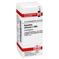DHU Argentum nitricum C 1000 Globuli, 10 g- A|A