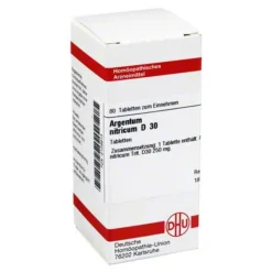 Argentum nitricum D 30 Tabletten, 80 St^DHU