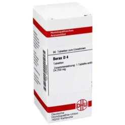 DHU B-Borax D 4 Tabletten, 80 St