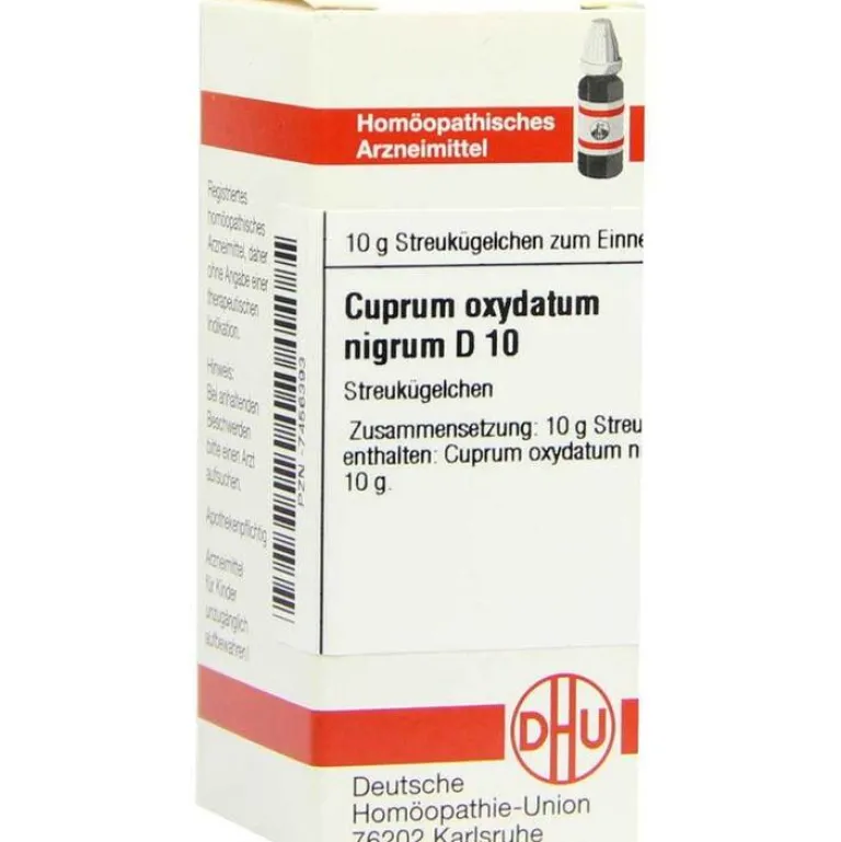 DHU Cuprum Oxyd nigrum D 10 Globuli, 10 g^ Best