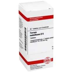 DHU Ferrum metallicum D 6 Tabletten, 80 St- F
