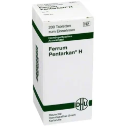 DHU Ferrum Pentarkan H Tabletten, 200 St- Dhu Komplexmittel