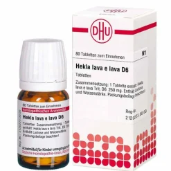 DHU H-Hekla lava e lava D 6 Tabletten, 80 St