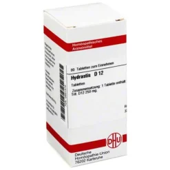 Hydrastis D 12 Tabletten, 80 St^DHU New