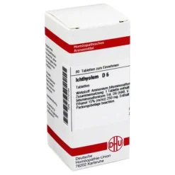I-J-DHU Ichthyolum D 6 Tabletten, 80 St
