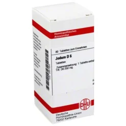 DHU Jodum D 6 Tabletten, 80 St- I-J