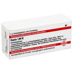 DHU LM Sepia III Globuli, 5 g^ Outlet