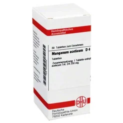 DHU M-Manganum aceticum D 4 Tabletten, 80 St