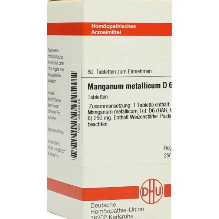 Manganum metallicum D 6 Tabletten, 80 St^DHU Sale