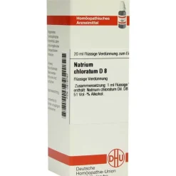 Natrium chloratum D 8 Dilution, 20 ml^DHU Online