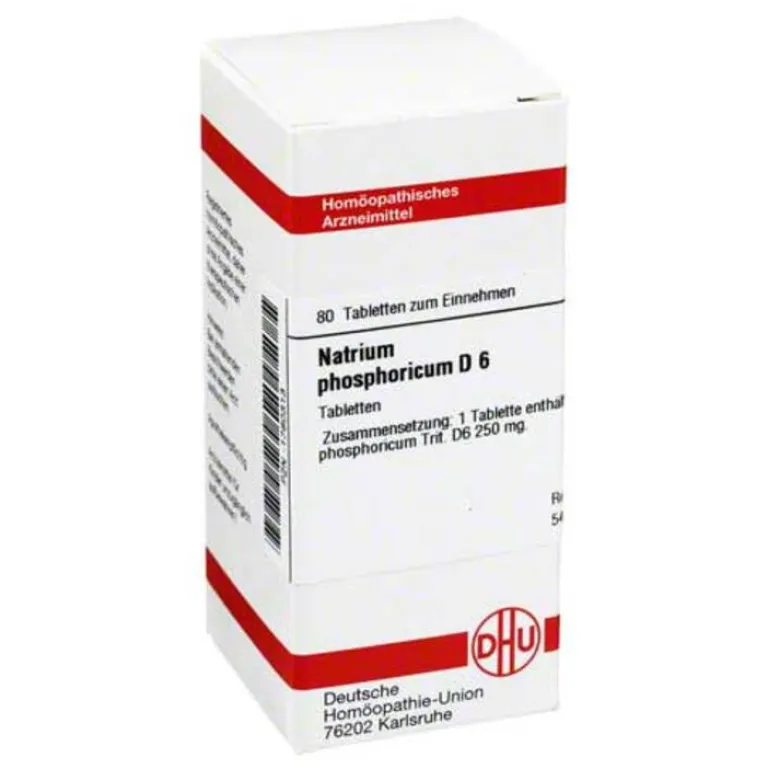 DHU Schüßler-Salze N|Salze 1-12-DHU Natrium phosphoricum D 6 Tabletten, 80 St