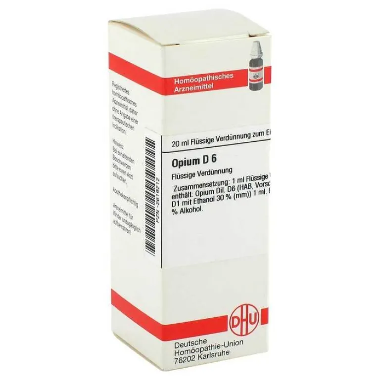 DHU O-Opium D 6 Dilution, 20 ml