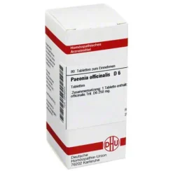 DHU Paeonia officinalis D 6 Tabletten, 80 St- P