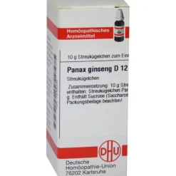 DHU Panax Ginseng D 12 Globuli, 10 g- P|P