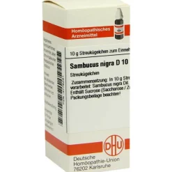 DHU Sambucus nigra D 10 Globuli, 10 g- S