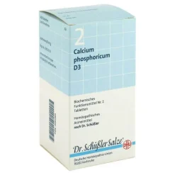 DHU Schüßler-Salze DHU Schüßler-Salz Nr. 2 Calcium phosphoricum D3 Tabletten, 420 St- D 3|Salze 1-12