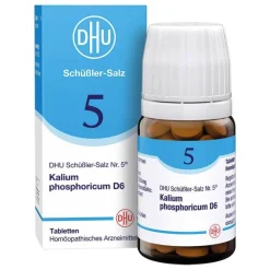 DHU Schüßler-Salz Nr. 5 Kalium phosphoricum D6 Tabletten, 80 St^DHU Schüßler-Salze New