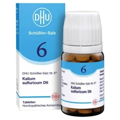 DHU Schüßler-Salze DHU Schüßler-Salz Nr. 6 Kalium sulfuricum D6 Tabletten, 80 St- Salze 1-12|D 6