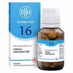 DHU Schüßler-Salz Nr. 16 Lithium chloratum D6 Tabletten, 200 St^DHU Schüßler-Salze Online