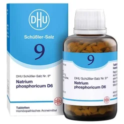 DHU Schüßler-Salze DHU Schüßler-Salz Nr. 9 Natrium phosphoricum D6 Tabletten, 900 St- Salze 1-12|D 6