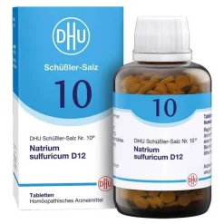 DHU Schüßler-Salze DHU Schüßler-Salz Nr. 10 Natrium sulfuricum D12 Tabletten, 900 St- D 12|Salze 1-12